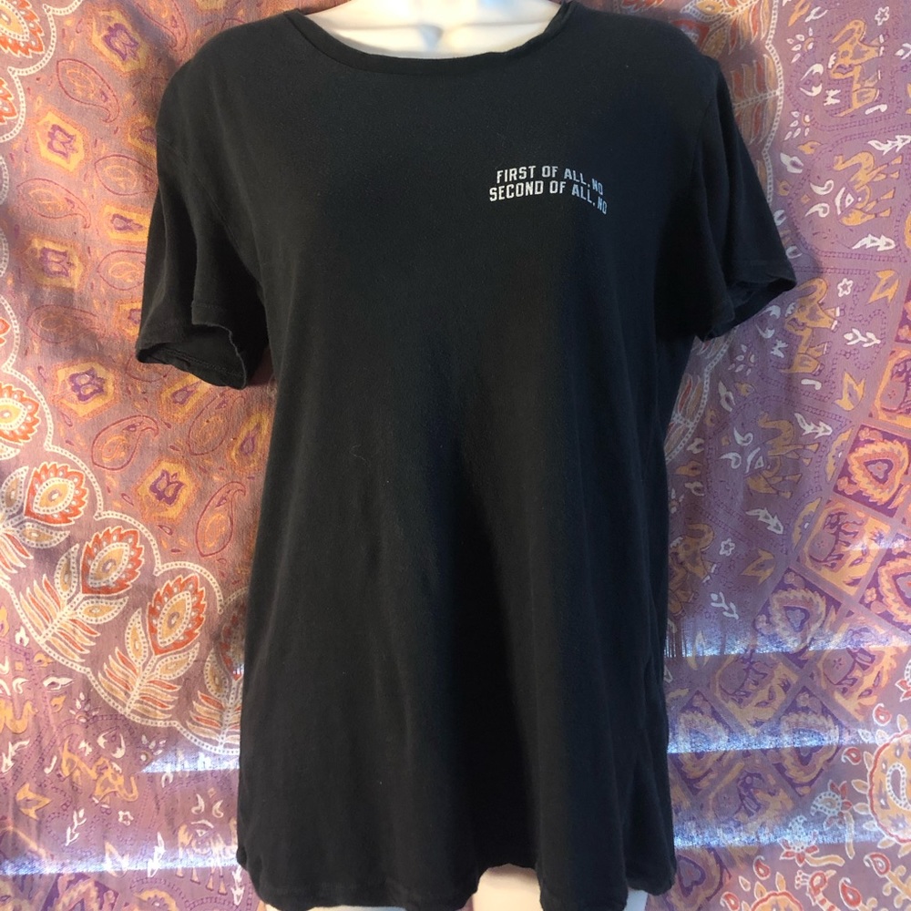 adorable black brandy melville shirt